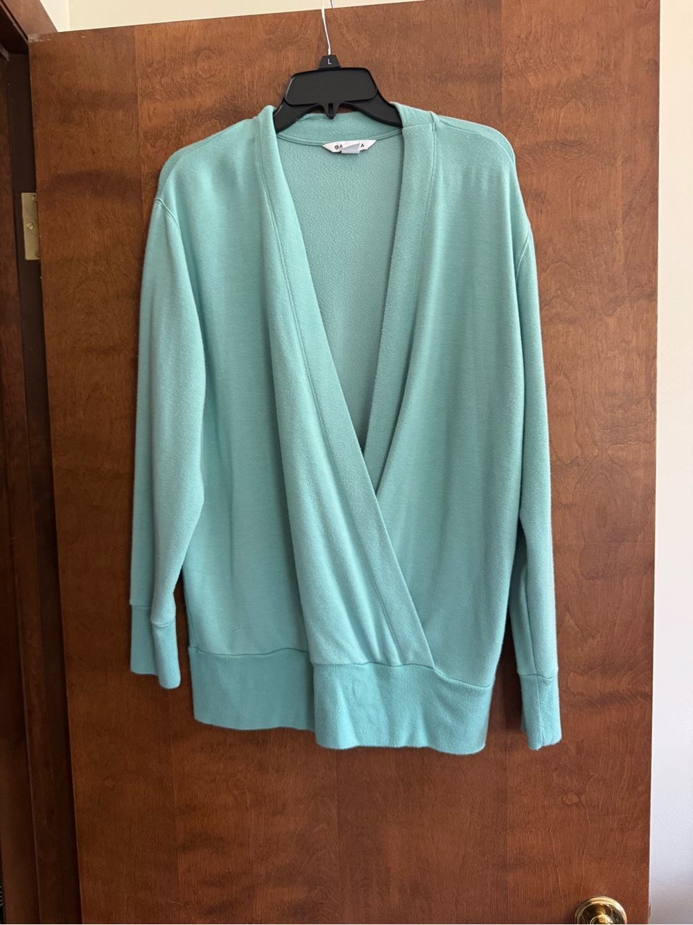 Athleta Aqua Wrap-Front Lightweight Cardigan